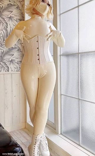 Sexy Siron_latex in white